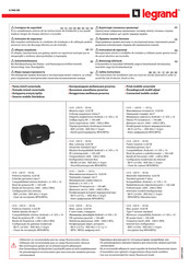 Legrand 6 946 80 Manual Del Usuario