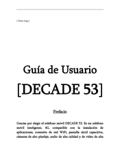 DECADE 53 Guía De Usuario