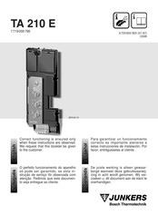 Bosch Thermotechnik 7 719 000 790 Manual Del Usuario