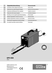 Gude 20063 Traducción Del Manual Original