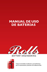 Rolls GEL Serie Manual De Uso