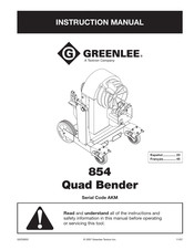 Textron 854 Manual De Instrucciones