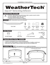Weathertech Easy-on Instrucciones De Instalación