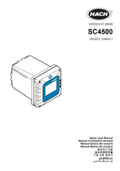 Hach SC4500 Manual Básico Del Usuario