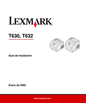 Lexmark T630 Guia De Instalacion