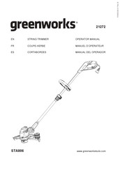 GreenWorks STA806 Manual Del Operador