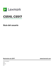 Lexmark CS510 Guia Del Usuario