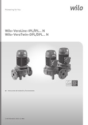 Wilo VeroTwin-DPL Serie Instrucciones De Instalación Y Funcionamiento