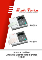 CardioTécnica RG603 Manual De Uso