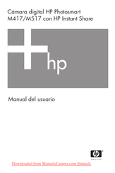 Hp Photosmart M417 Manual Del Usuario