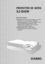 Casio XJ-S43W Guia Del Usuario