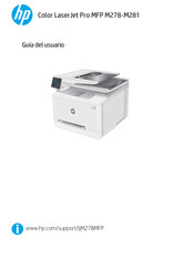 HP LaserJet Pro MFP M281 Serie Guia Del Usuario