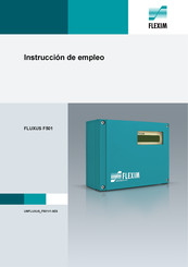 Flexim FLUXUS F501 Instrucción De Empleo