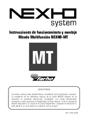 Farho NEXHO-MT Instrucciones De Funcionamiento Y Montaje