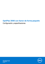 Dell OptiPlex 3090 Configuración Y Especificaciones