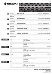 Suzuki UX125/150K8 Instrucciones Para El Montaje