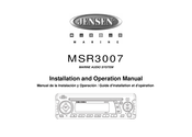 Jensen MSR3007 Manual De La Instalación Y Operación