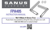 SANUS VuePoint FPA405 Manual De Instrucciones