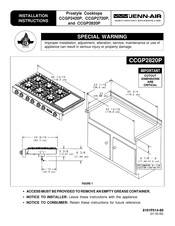 JENN-AIR CCGP2720P Instrucciones De Instalación