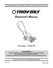 Troy-Bilt 554 Manual Del Operador