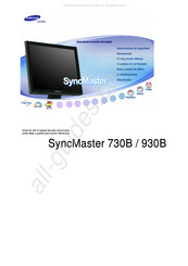 Samsung SynsMaster 930B Manual De Instrucciones