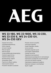 AEG WS 22-180E Manual Original