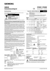 Siemens ZX1012-0TK28-5CA1 Instrucciones De Servicio