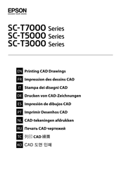 Epson SureColor Epson SC-T5000 Serie Manual De Instrucciones