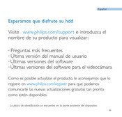 Philips FR-HDD060 Manual Del Usuario
