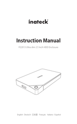 Inateck FE2013 Manual De Instrucciones