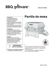 BBQ Grillware 41242 Manual Del Usuario