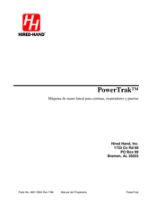 HIRED-HAND PowerTrak Manual Del Usuario