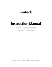 Inateck KTU3FR Serie Manual De Instrucciones