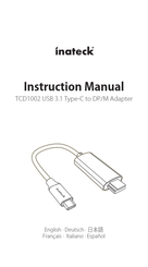 Inateck TCD1002 Manual De Instrucciones