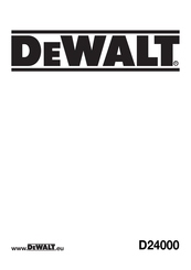 DeWalt D24000 Traducido De Las Instrucciones Originales