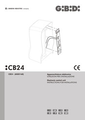 GiBiDi CB24 Instrucciones Para Las Instalaciones