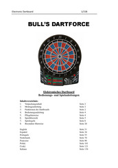 BULL'S DartForce Manual De Instrucciones