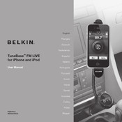 Belkin TuneBase FM LIVE Manual Del Usuario