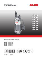 AL-KO TDS 1201/4 Manual De Instrucciones