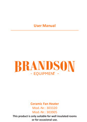 Brandson Equipment 303905 Manual Del Usuario