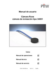 PTW Roos 34001 Manual De Usuario