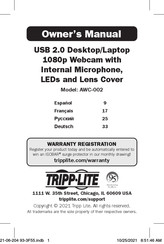 Tripp-Lite AWC-002 Manual Del Propietário