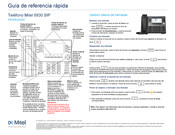Mitel 6930 SIP Guía De Referencia Rápida