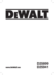 DeWalt D25941 Traducido De Las Instrucciones Originales