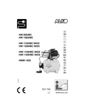 AL-KO HWI 1100/MC INOX Manual Del Usuario