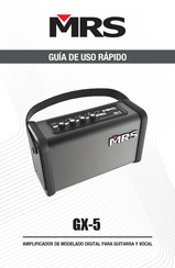 MRS GX-5 Guía De Uso Rápido