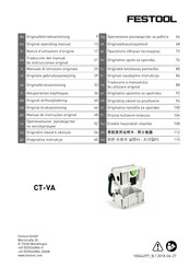 Festool 204083 Traduccion Del Manual De Instrucciones Originale