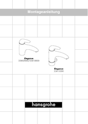 Hansgrohe Elegance 33815000 Instrucciones De Montaje