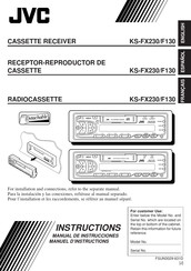 JVC KS-FX230 Manual De Instrucciones