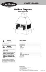 Uniflame GOLD WAF508H El Manual Del Propietario